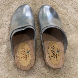 Silver Lotta From Stockholm Swedish Clogs